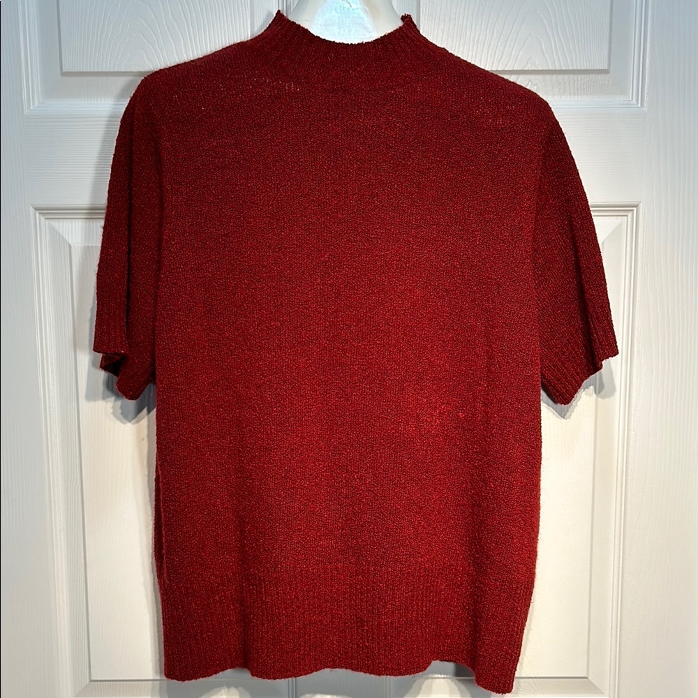 Kathy Lee Red & Black Sweater Size 18W / 20W